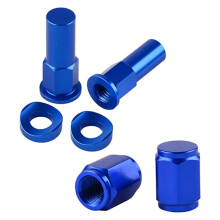 Dirt Bike Rim Lock Kit with Nuts Bolts Spacer Valve Cap, Corrosion Resistant Motocross Clamp
