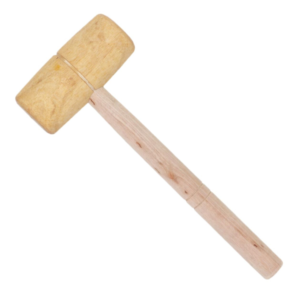 Wooden Hammer Compact Multipurpose Leathercraft And Woodworking Tool With Ergonomic Grip For Carpentry 9119770702357