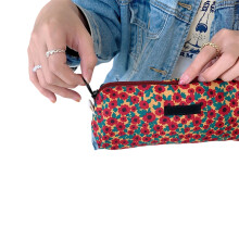 Traditioneel geribbeld schrijfmateriaal Tas met grote-15