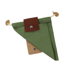 Sac de taille de randonnée en toile cirée, pochette de-Vert