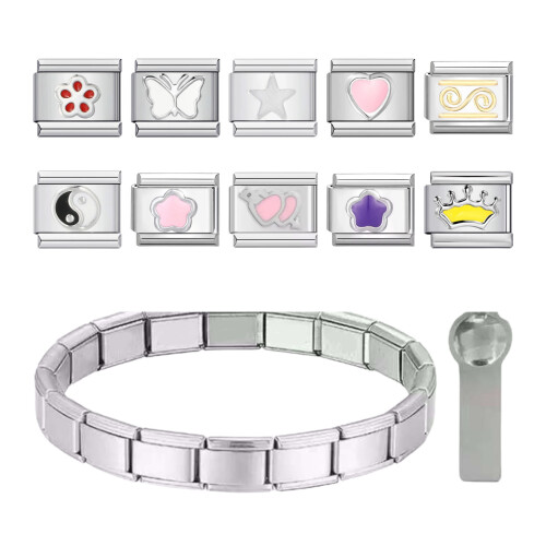 Creatieve Italiaanse bedelarmbandset Handgemaakte-Set 2
