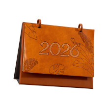 Tischkalender, 2026 Mini-Tischkalender, Planer,-braun
