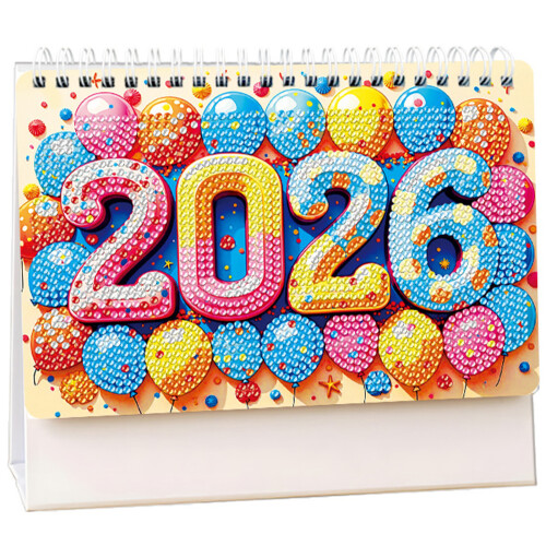 Kunstharzkalender 2026, Arbeitsplatzdekoration,-006