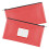 Wasserdichte Dokumentenhalter aus PU-Leder,-Rot 1