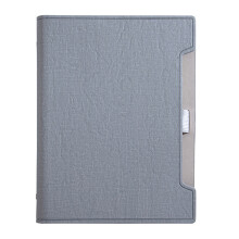 Nachfüllbares Hardcover-Tagebuch mit 6 Ringen,-grau