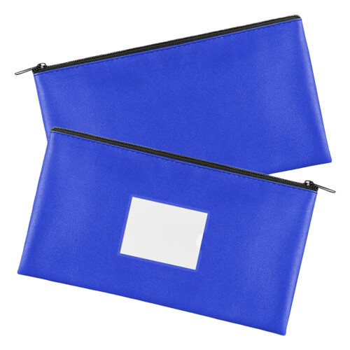 Professionelle Kartenhalter aus PU-Leder,- tiefblaue Farbe