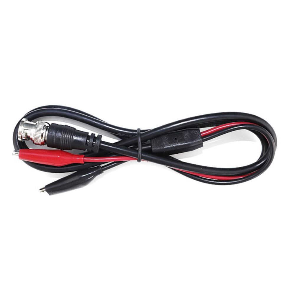 Bnc To Two Alligatores Clip Probe Test Cable For Oscilloscope And Diagnostic Testing Electrical Test Leads 9001264940027