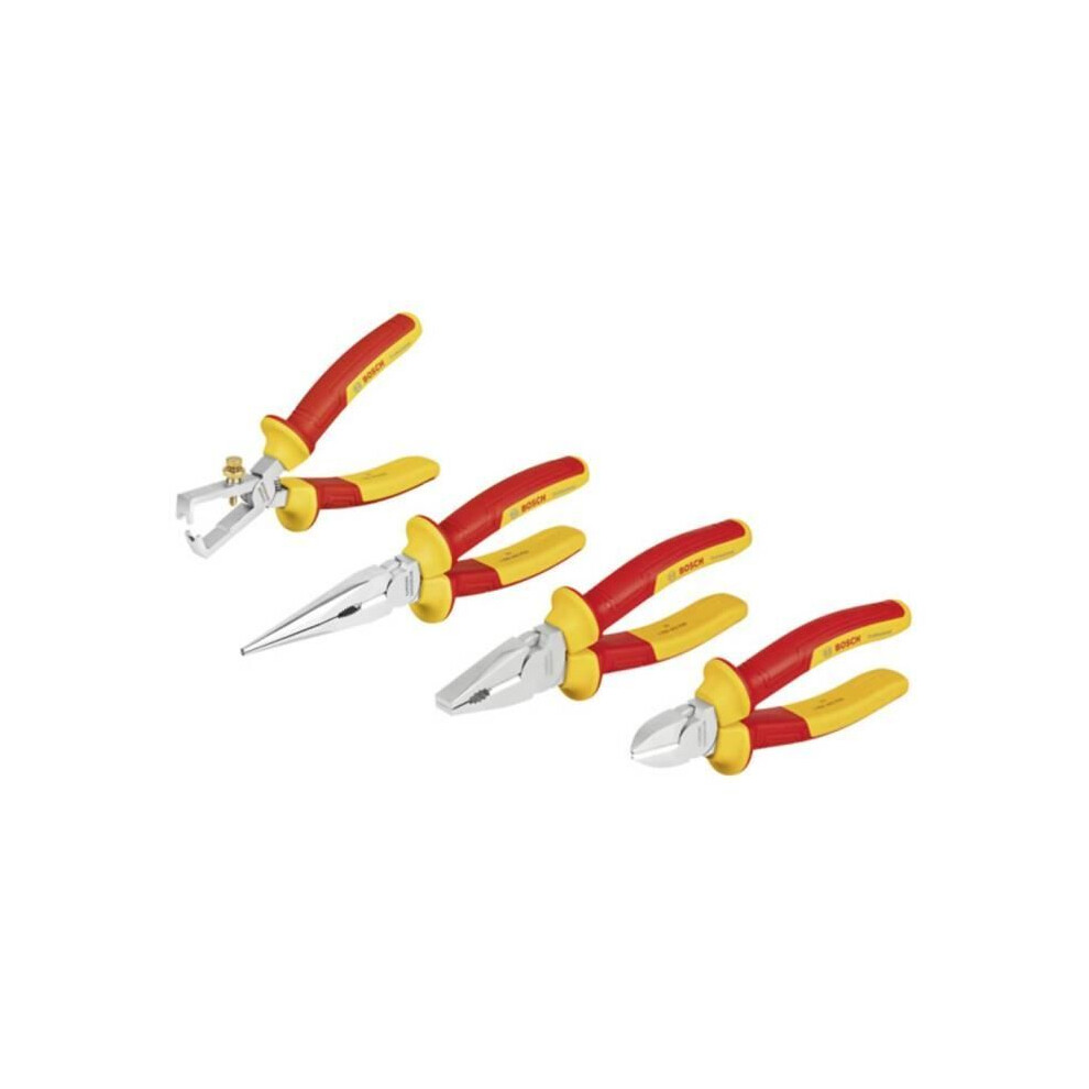 Bosch Professional Vde Pliers Set (4 Pieces)
