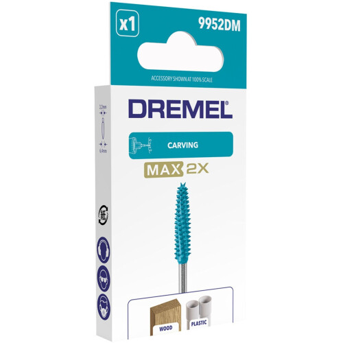 Dremel 26159952DM Edelstahl-Schnitzfräser 6,4 mm 1 Stk. 1