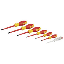 Bosch Professional Set van platte/PH VDE schroevendraaiers (met unipolaire spannings tester - 7 stuks)