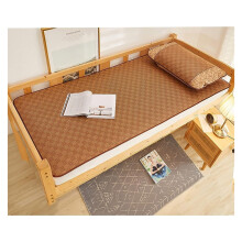 Breathable Bamboo Cooling Sleeping Pad Natural Rattan Summer Mattress with Pillowcase 0.8x1.9m C