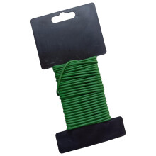 2.5mm x 10m Green Soft Twist Tie Garden Wire for Plant Support, Flexible Garden Tie for Tomatoes and Roses