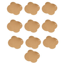 10/50 Stück Kraftpapier-Umschläge mit Riegelverschluss,-groß 10