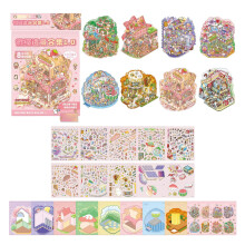 Miniature Scene PET Sticker For Scrapbooking-rainbow island