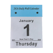 Office 2026 Tear Off Sheets Calendar Tear Away Calendar-Blue
