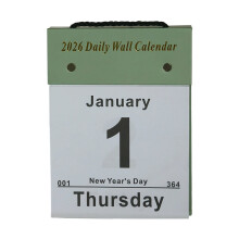 2026 Tear Off Calendar Office Organization Flip Calendar-Green