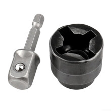 Impact Wrench Adapter with Quick Release for Fast Tire Changes, Heavy Duty Socket for Power Drill