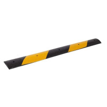 Rubber Speed Bump Heavy Duty for Driveway Traffic Calming with Load Capacity and Visibility 100x10x2CM