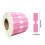 2000PCS Anpassbare Schmuck Preis Aufkleber Papier Aufkleber-Rosa 4