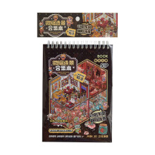 Scary Theme Adhesive Sticker Multiple Scene Art Sticker Set For