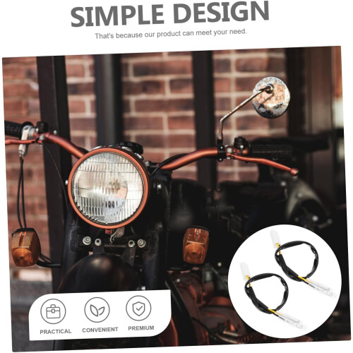 Motorcycle Turn Signal Wire Plug Adapter for Bulb Indicators, Wide Compatibility, Easy Install 2