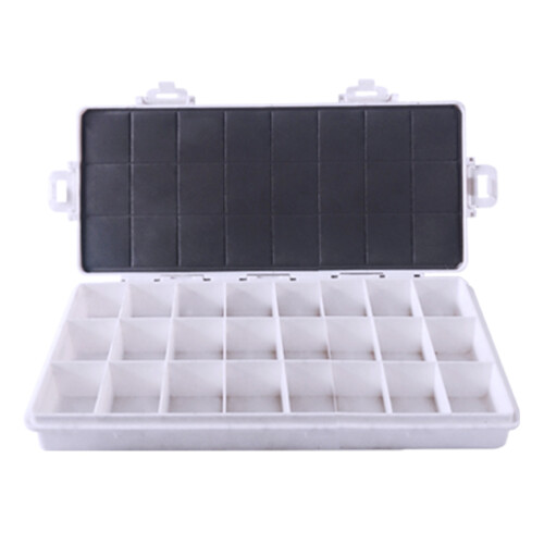 Plastic Paint Box 12/18/24 Wells Leakproof Paint-24 squares
