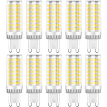Ceramic Housing G9 Led Bulb, Energy Saving 4W (Equivalent To 40W) 400 Lm Warm White Non-dimmable Led Light Bulbs With G9 Bi-pin Base, Instant On &