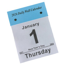 2026 Kantoormuurkalender voor werkruimtes-Blauw
