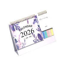 2026 Bureaukalender Twin-Coil Bindpapier Kalender Schrijfblok-C