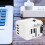 Φορητός προσαρμογέας ταξιδιού Power Hub, 4 θύρες USB για γρήγορη φόρτιση, ασφαλείς 5