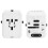 Φορητός προσαρμογέας ταξιδιού Power Hub, 4 θύρες USB για γρήγορη φόρτιση, ασφαλείς 2