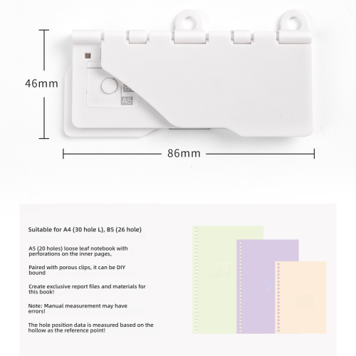 Gatpapier Hit Handheld Office Tool Dicht dun voor schoolwerk 2