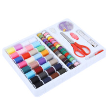 Nähzubehör für Maschine und Hand, tragbares Nähgarnset in verschiedenen Farben für kreative Projekte unterwegs (Nähgarnset aus Polyester)