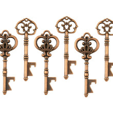 Antike Skelettschlüssel als Gastgeschenke für Hochzeiten, Flaschenöffner in Vintage-Skelettschlüsselform mit Touch-Funktion, passend für viele