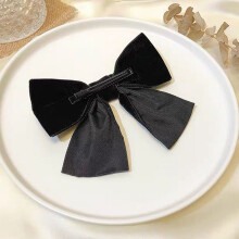 Elegante Mini-Haarschleifen aus Samt, bezaubernder Entenschnabel-Haarclip, stylische Haaraccessoires, perfekt für Schuloutfits und Bastelprojekte.