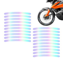 Reflective Stickers For Bicycle Rims Night Refractive Strips For Wheel Hubs Heavy Duty Catharifrangle Strips Adhesive