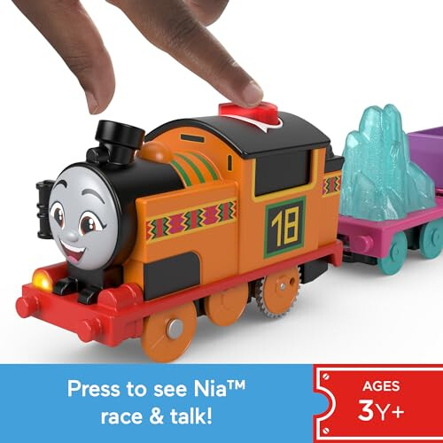 Thomas and Friends Motorized Talking Nia Train Engine Set 2