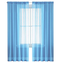 Maschinenwaschbare, transparente Gardinen für das Wohnzimmer, pflegeleichte, halbtransparente Voile-Vorhänge, hochwertige, halbtransparente