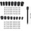 17 Piece Universal Clutch Alignment Tool Kit for Precise Automotive Installation 4