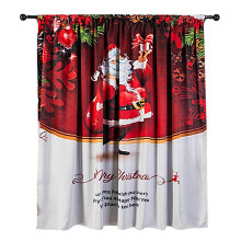 Weihnachtsduschvorhang aus wasserdichtem Polyestergewebe, Standardgröße 72 x 72 Zoll (ca. 183 x 183 cm), mit exzellenter Verarbeitung und
