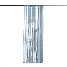 Halbtransparente, lichtdurchlässige Gardinen für Schlafzimmer, atmungsaktiver Sichtschutz für Wohnzimmer und Büro, Stangendurchzug, 100 %