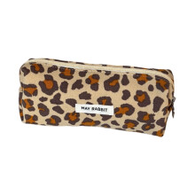 Corduroy Travel Pencil Case Multi Purpose Cosmetic School -2