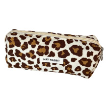 Corduroy Travel Pencil Case Multi Purpose Cosmetic School -1