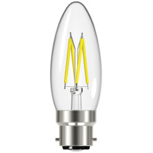Energizer® LED BC (B22) Candle Filament Dimmable Bulb, Warm White 470 lm 5W