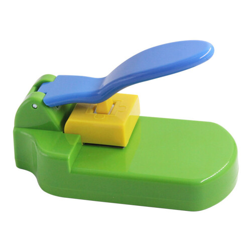 Child Friendly Press Includes 8 Shape Cutters And Storage-Green