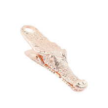 Alligator Shaped Paper Clip Metal Journal Clip-Rose Gold S