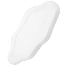Contemporary Ceramic Presentation Tray Artistics Jewelry-White