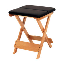 Foot Stool Wooden Foldable Stool Folding Seat Portable Foldaway Chair Foot Rest For Household Bedroom Outdoor Camping