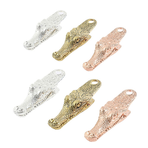 Multi Functional Alligator Clip For Journals-Ancient Gold S 1
