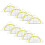 10Pcs 2-in-1 Set Square Protractor Geometry Measuring Tool-A 1